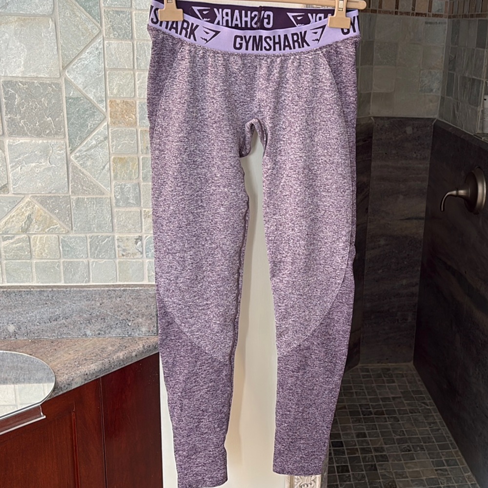 Gymshark Heathered Purple Leggings